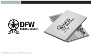 Logo Design by Anhlee for DFW Bubble Soccer | Design: #5169763