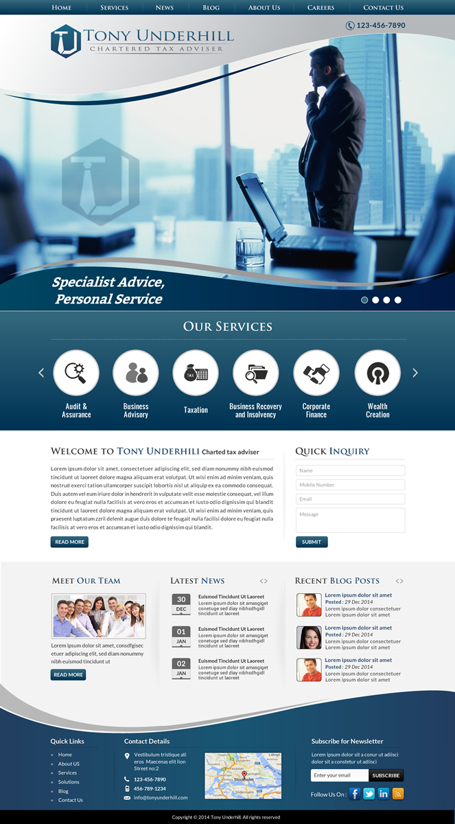 Web Design by Sbss for this project | Design #5236109