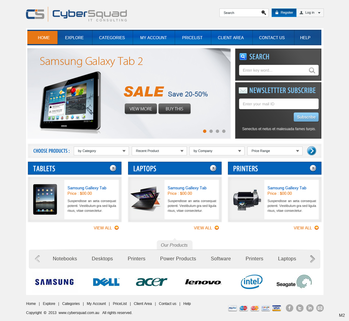 Diseño Wordpress por pb para CyberSquad IT Consulting | Diseño #1458948