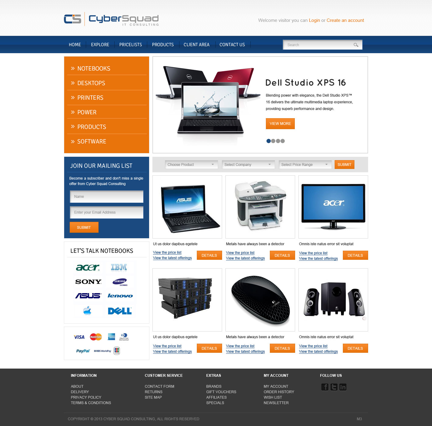 Diseño Wordpress por pb para CyberSquad IT Consulting | Diseño #1461420