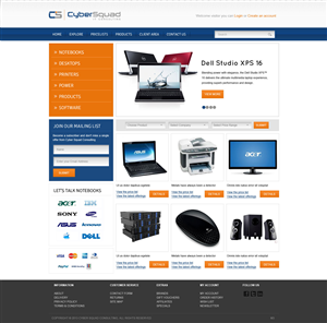 Wordpress Design by pb for CyberSquad IT Consulting | Design: #1461420