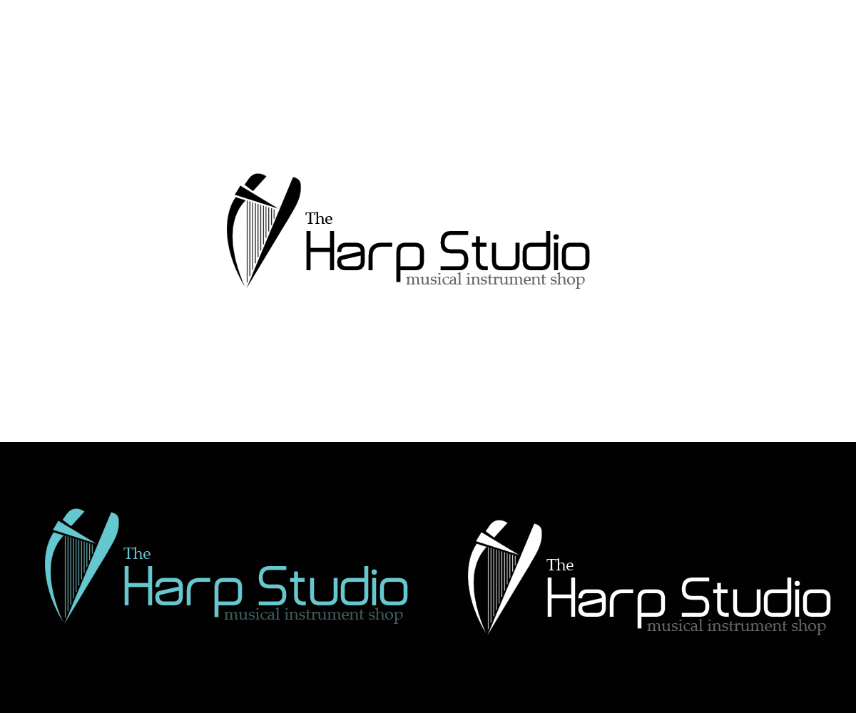 Logo Design by uk for The Harp Studio | Design #5190720