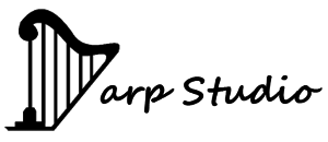 Logo Design by Blu-Frog for The Harp Studio | Design: #5197304