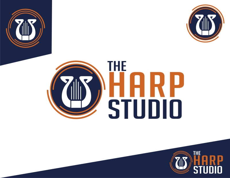 Logo Design by -wintrygrey- for The Harp Studio | Design #5217370