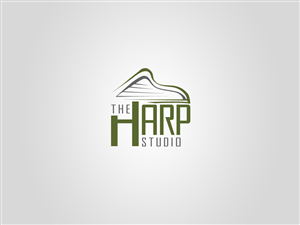 Logo Design by diRtY.EMM for The Harp Studio | Design: #5190680