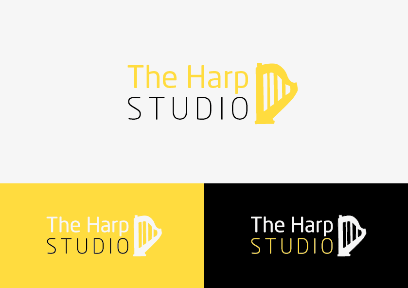 Logo Design by susanasantos for The Harp Studio | Design #5257517