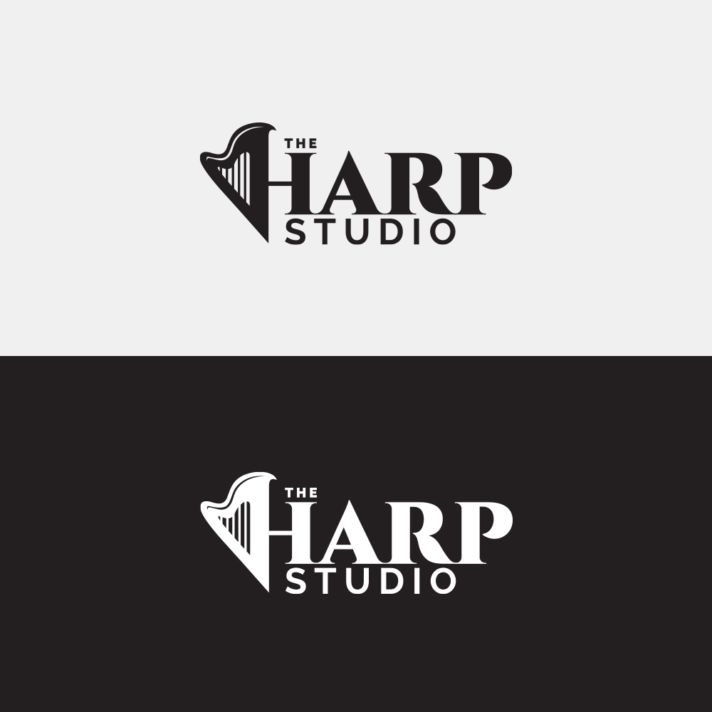 Logo Design by Bakus for The Harp Studio | Design #5194057