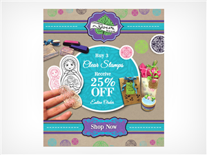 E-Mail Blast to 250,000 in USA - Primarly Female Audience - Custom Clear Photopolymer Stamps | Grafik-Design von MNM