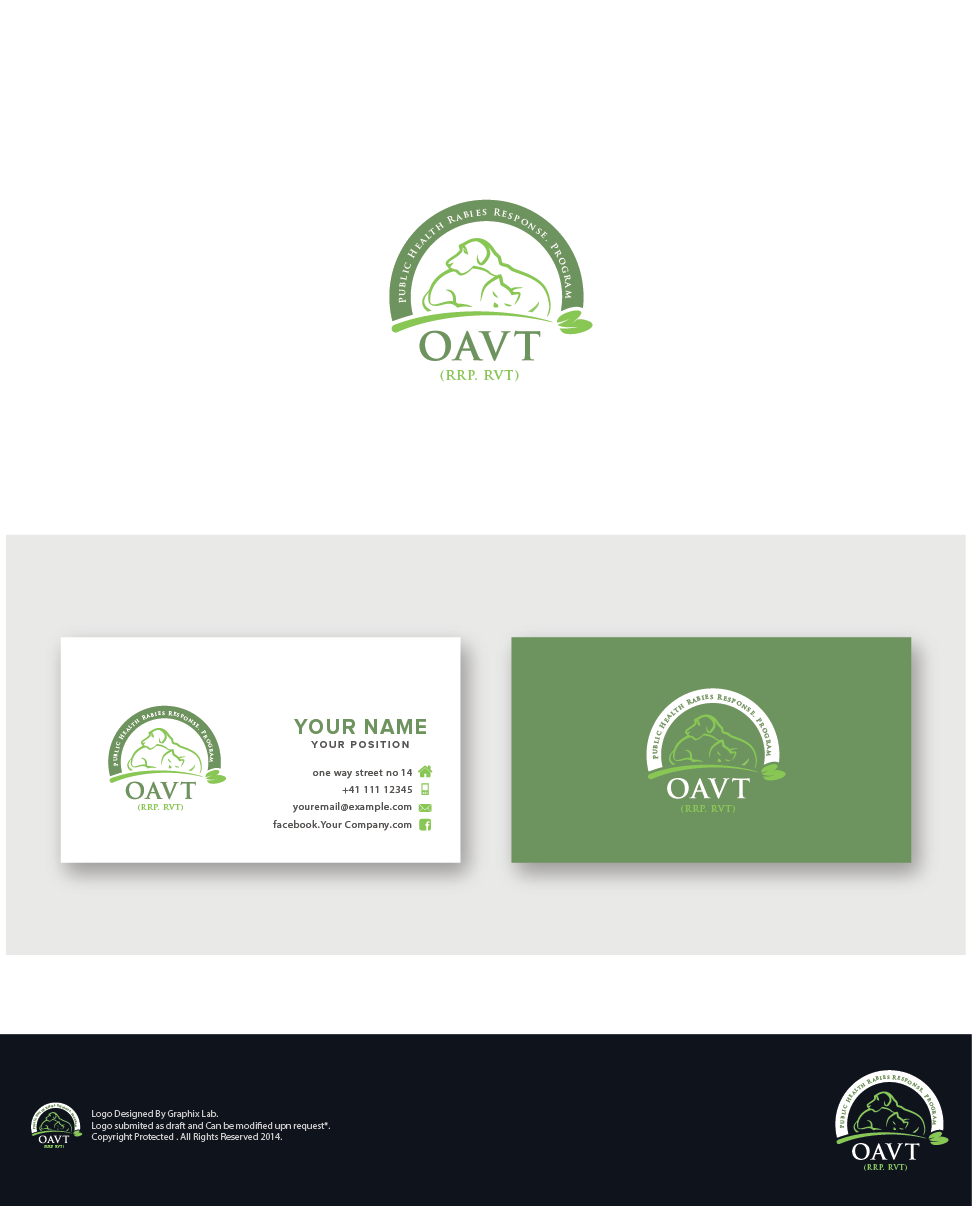 Diseño de Logo por Graphix Lab para OAVT Rabies Response Program | Diseño #5172511