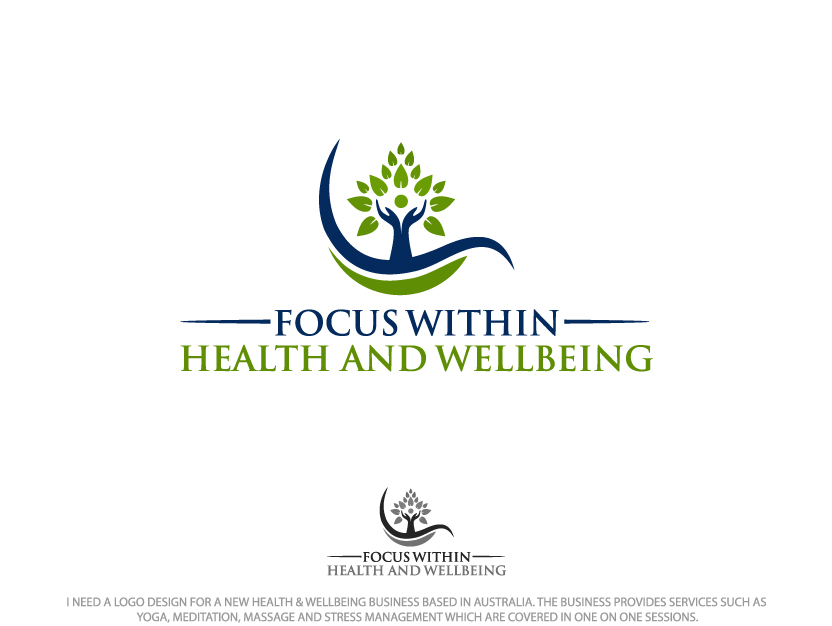 Logo Design by Colorflix™ for Focus Within Health & Wellbeing | Design #5192370