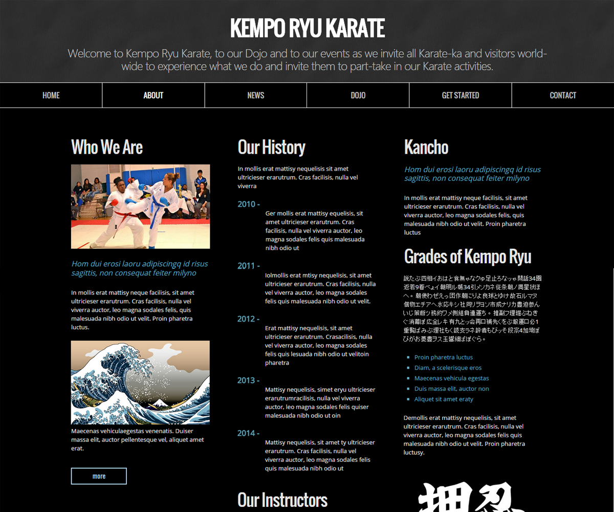 Web Design by Richard Proffitt for this project | Design #5368398