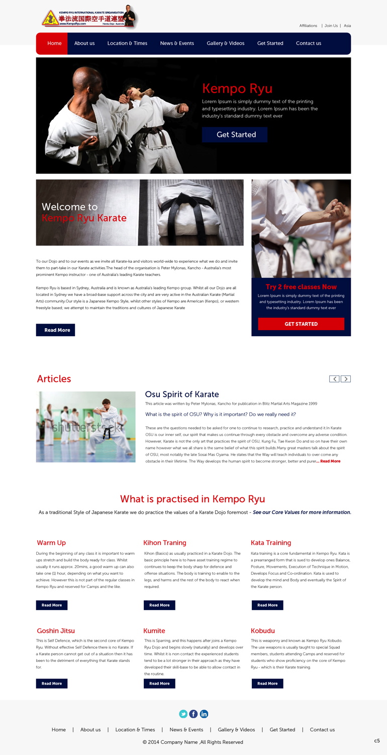 Web Design by pb for this project | Design #5368629