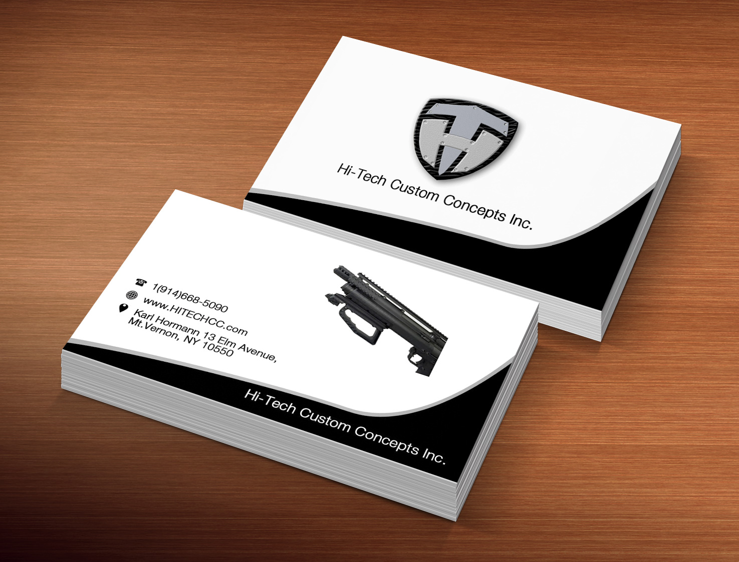 Business Card Design by Lanka Ama for Hi-Tech Custom Concepts Inc. | Design #5174217