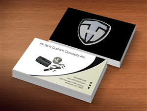 Diseño de Tarjeta de Presentación por Lanka Ama para Hi-Tech Custom Concepts Inc. | Diseño: #5174219