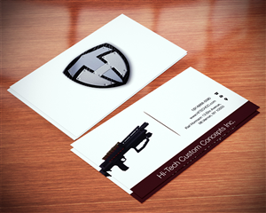 Diseño de Tarjeta de Presentación por Lanka Ama para Hi-Tech Custom Concepts Inc. | Diseño: #5174220
