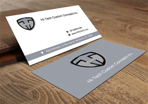 Diseño de Tarjeta de Presentación por Lanka Ama para Hi-Tech Custom Concepts Inc. | Diseño: #5174224