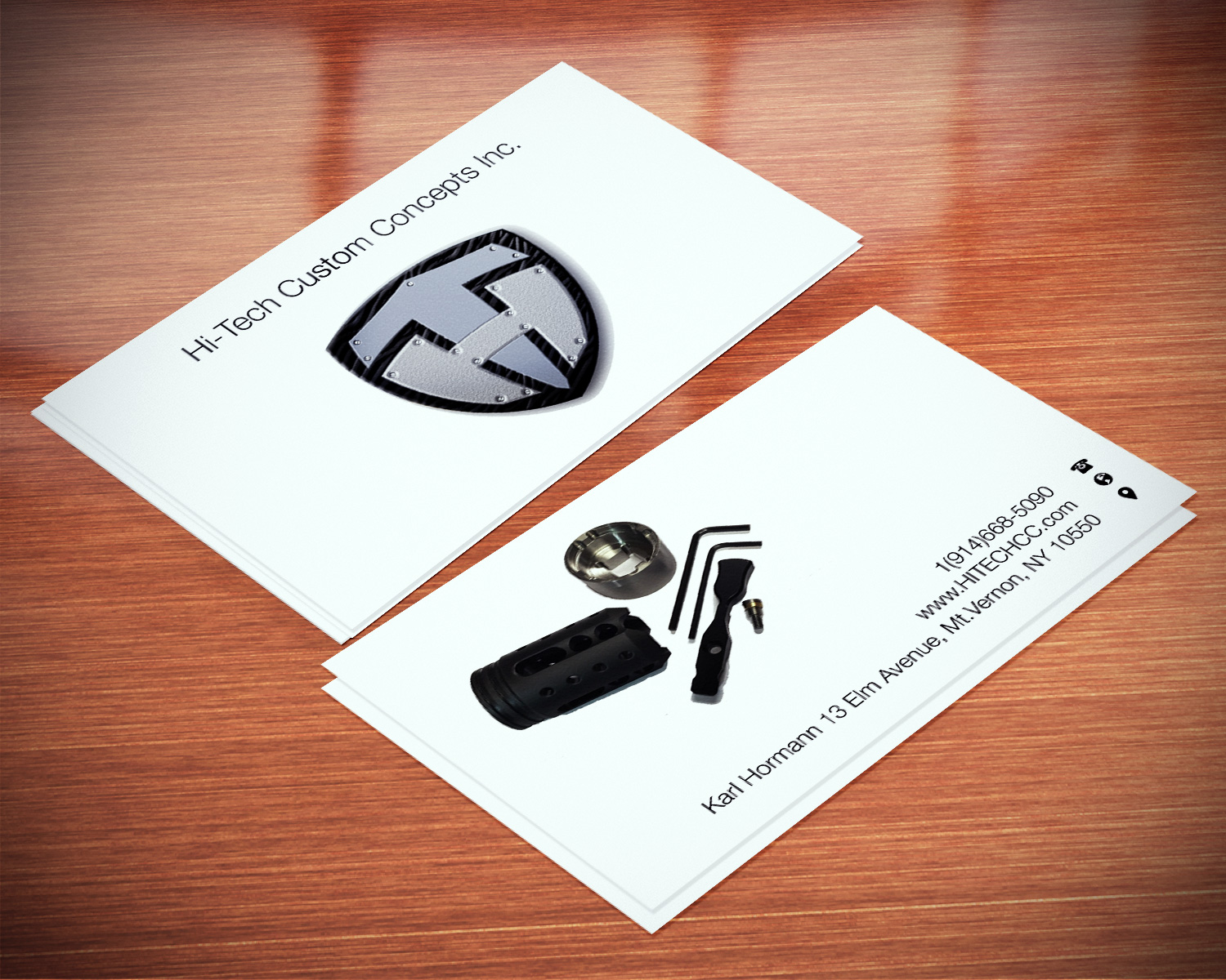 Business Card Design by Lanka Ama for Hi-Tech Custom Concepts Inc. | Design #5174225