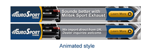 Banner Ad Design by DesignXyz for EuroSport Tuning | Design: #1746804