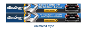 Banner Ad Design by DesignXyz for EuroSport Tuning | Design: #1778004