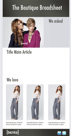 HTML email template