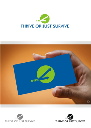 Diseño de Logo por MBARO para Thrive or Just Survive, LLC | Diseño #5187724