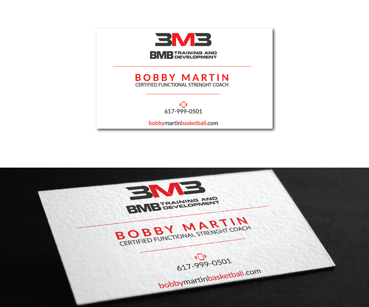 Diseño de Tarjeta de Presentación por Vetroff para BMB Training and Development LLC | Diseño #5178986