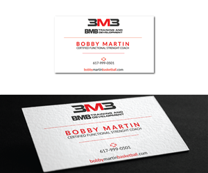 I have a basketball training business combined with a strength training business.  I train professio | Business Card Design by Vetroff