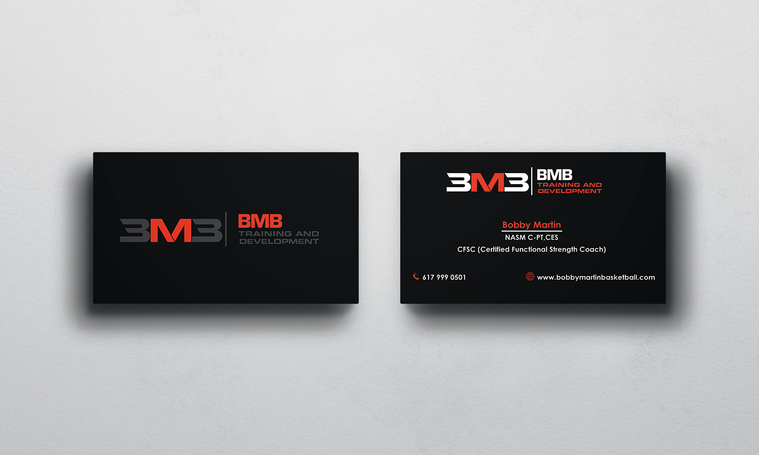 Business Card Design by Sajin for BMB Training and Development LLC | Design #5185477