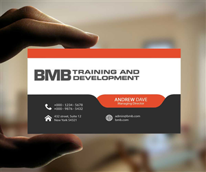 Business Card Design by 4AD for BMB Training and Development LLC | Design: #5177201