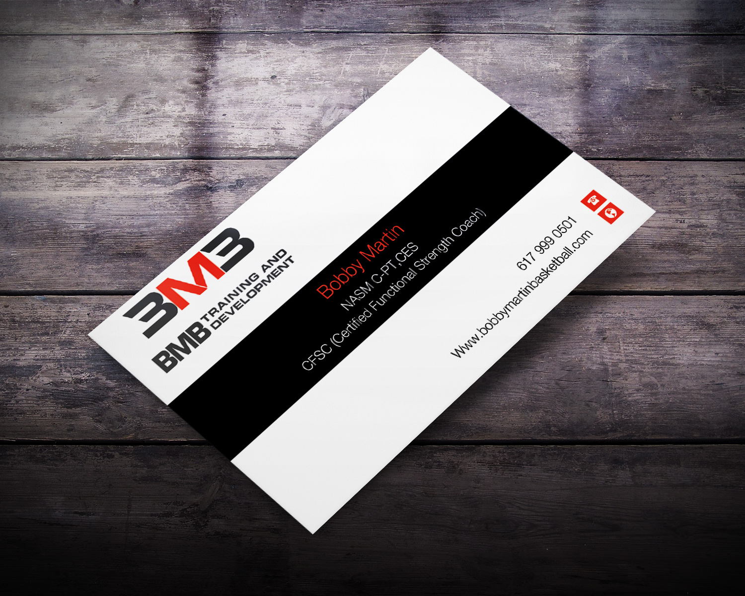 Business Card Design by Nilu for BMB Training and Development LLC | Design #5180676