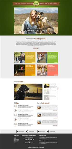 Web Design by RupalTechno for ATCHER SERVICE LLC | Design #5294739