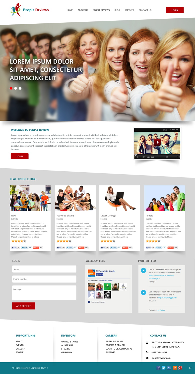 Web Design by pb for this project | Design #5202155
