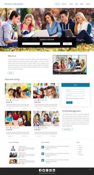 Web Design by pb for this project | Design: #5215303