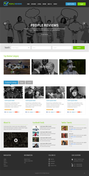 Web Design by pb for this project | Design: #5215305