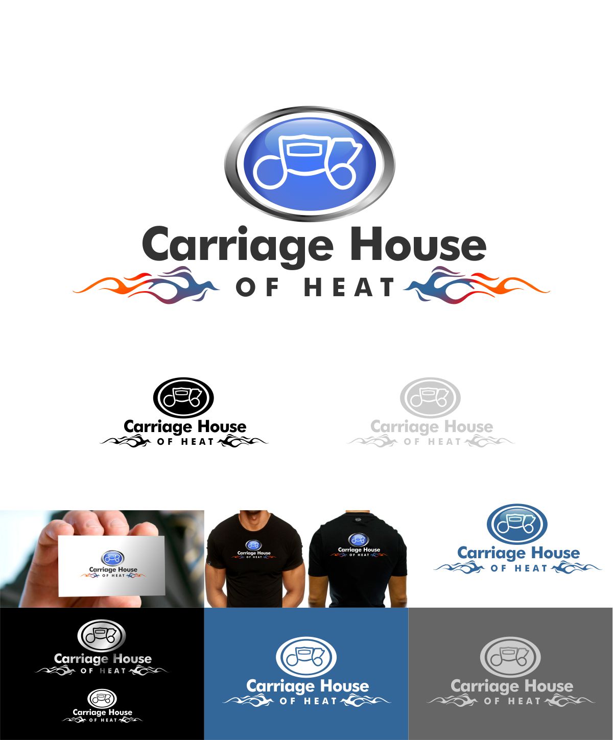 Logo Design by DesignMX (Renan Mejia) for Carriage House of Heat | Design #5179790