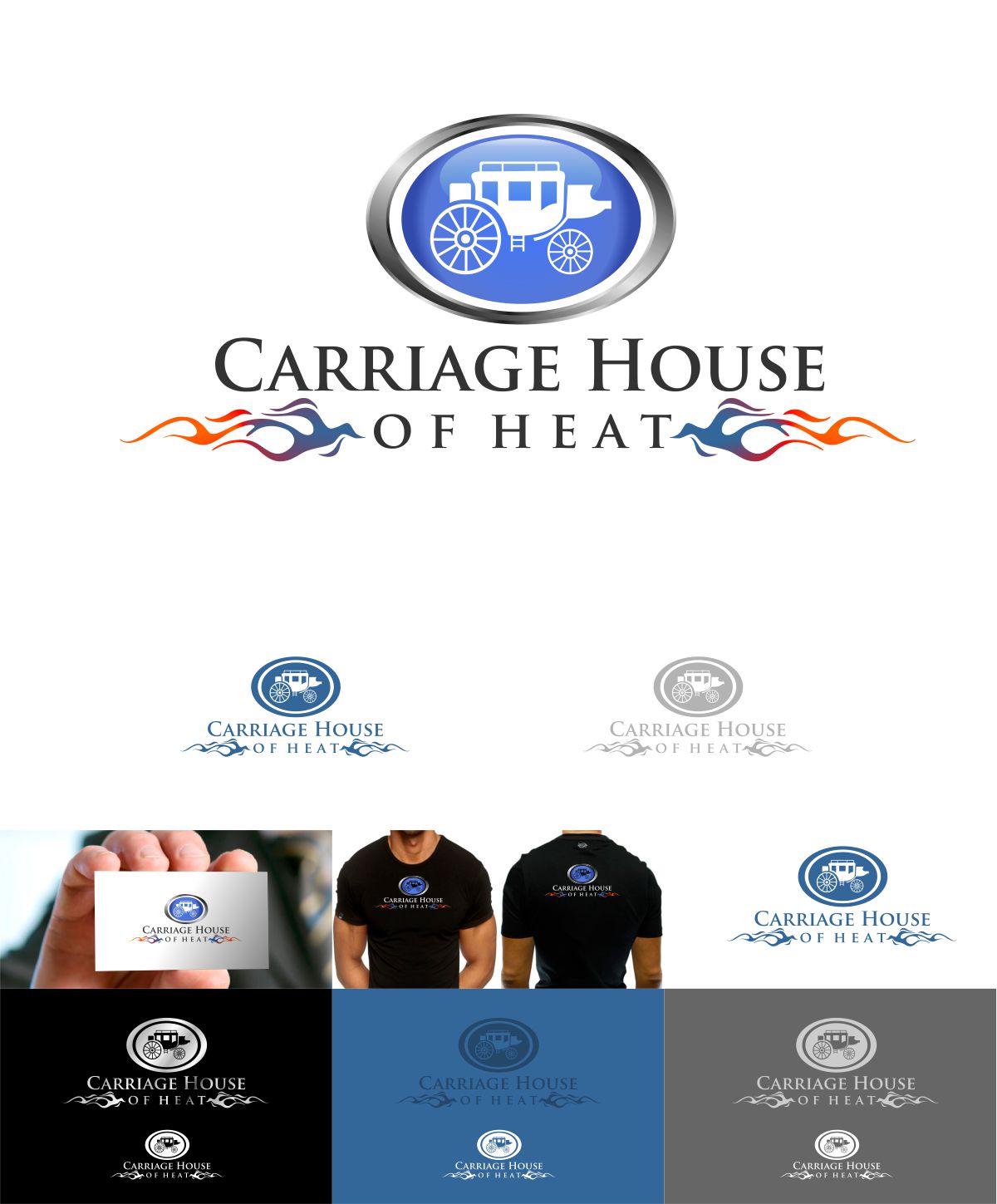 Logo Design by DesignMX (Renan Mejia) for Carriage House of Heat | Design #5179815
