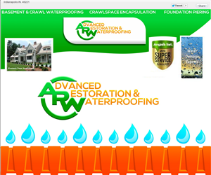 Diseño de Logo por hamkur para Advanced Rstoration & Waterproofing LLC | Diseño: #5184181