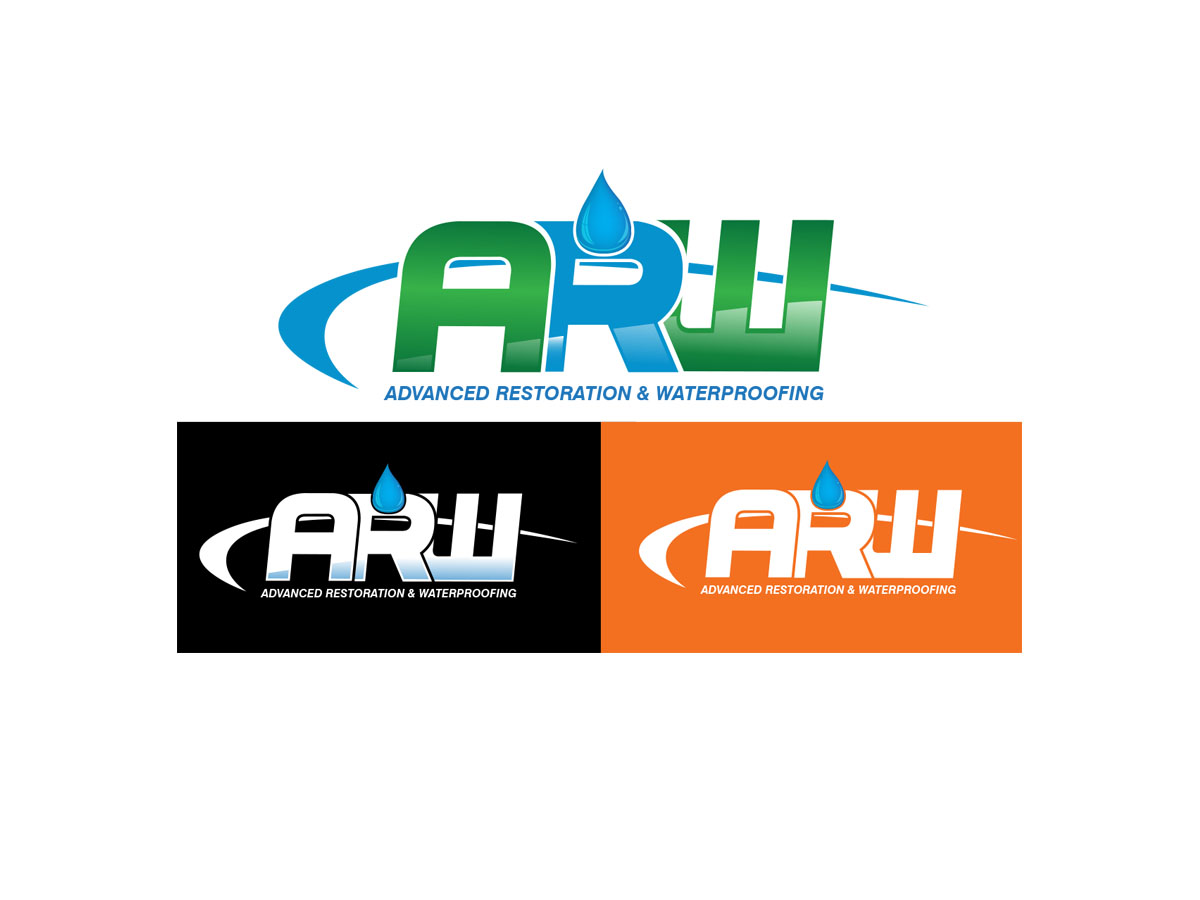 Logo Design by Kabi for Advanced Rstoration & Waterproofing LLC | Design #5186950