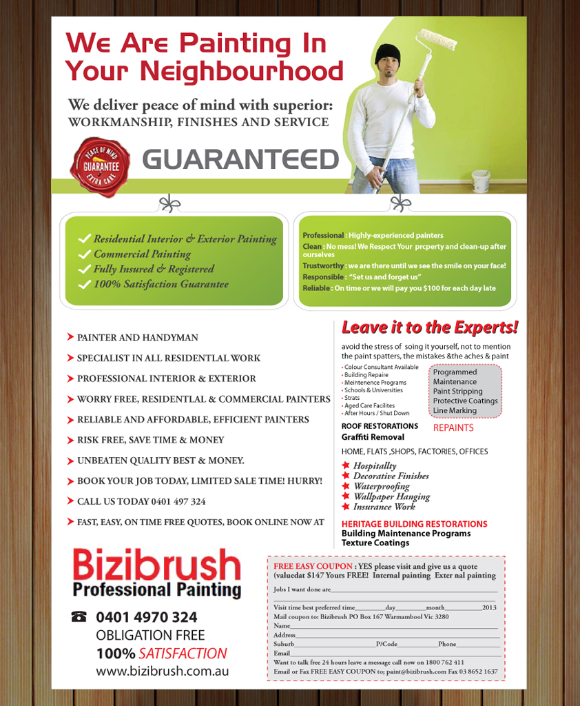 elegant playful painting flyer design for a company by sbss