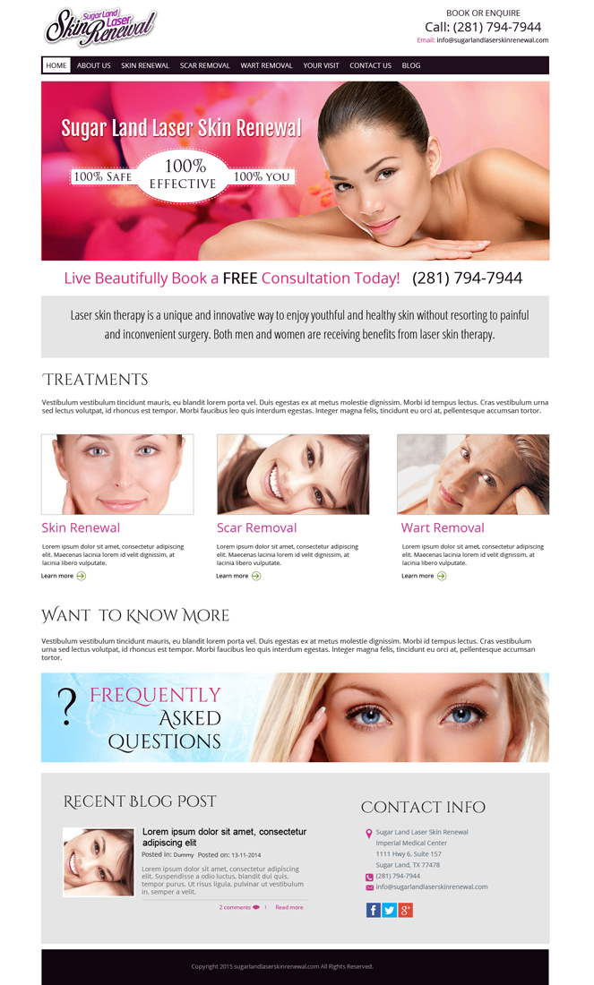 Wordpress Design by Chikki for Mann Dental Care, P.A. | Design #5196968