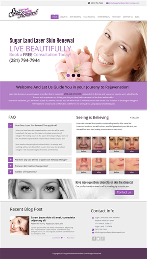 Wordpress Design by Chikki for Mann Dental Care, P.A. | Design: #5200749