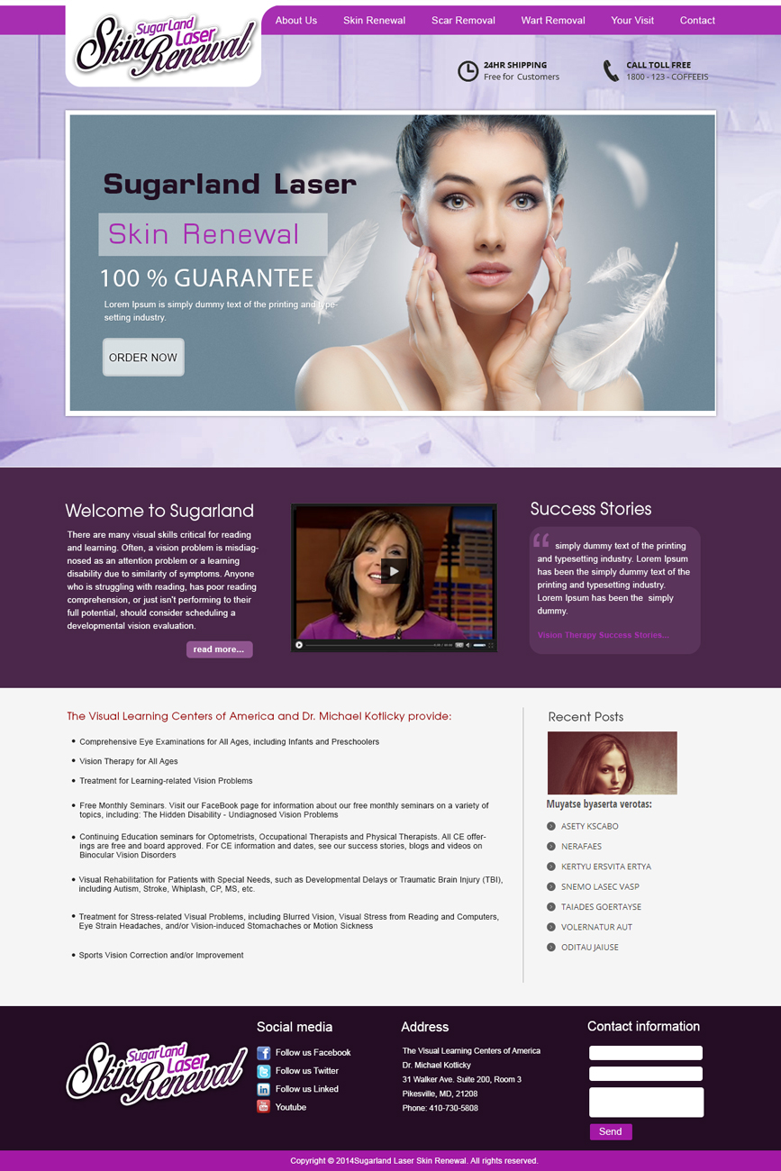 Wordpress Design by webxvision for Mann Dental Care, P.A. | Design #5193082