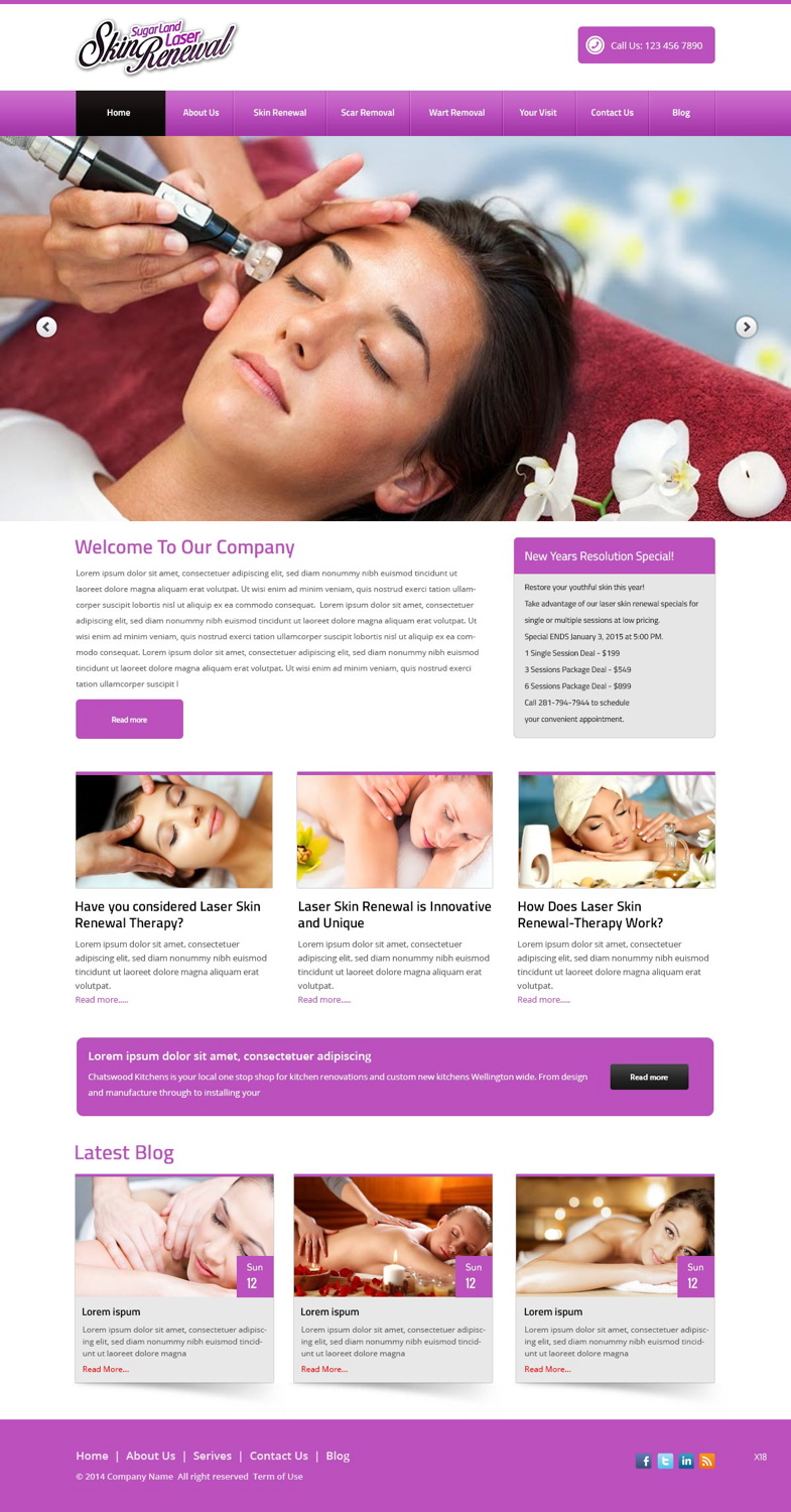 Wordpress Design by pb for Mann Dental Care, P.A. | Design #5185094