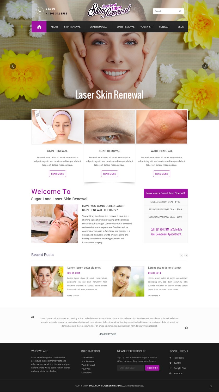 Wordpress Design by pb for Mann Dental Care, P.A. | Design #5193172