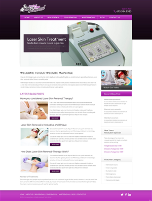 Diseño Wordpress por pb para Mann Dental Care, P.A. | Diseño: #5193175