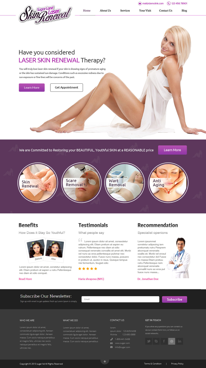 Wordpress Design by OM for Mann Dental Care, P.A. | Design #5191929