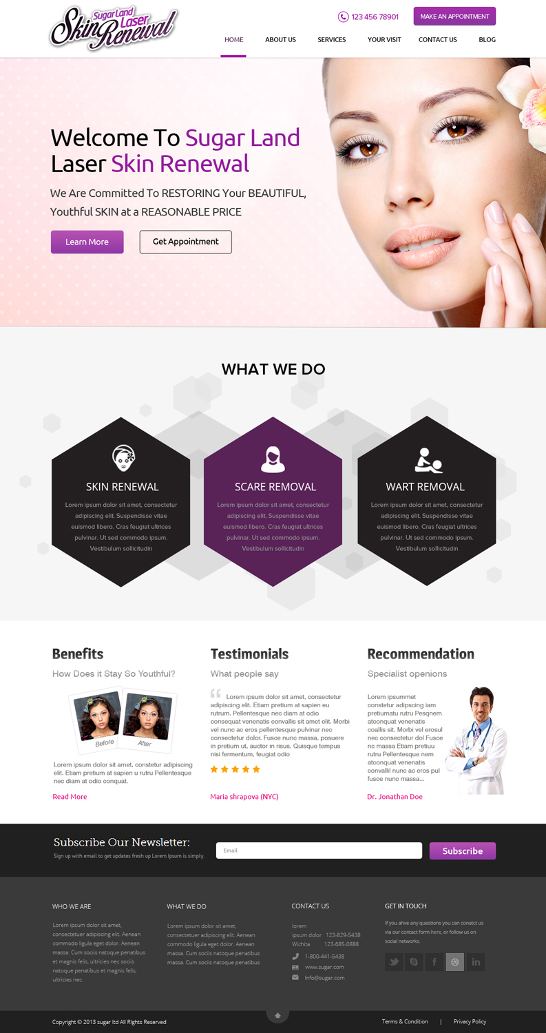 Wordpress Design by OM for Mann Dental Care, P.A. | Design #5191931