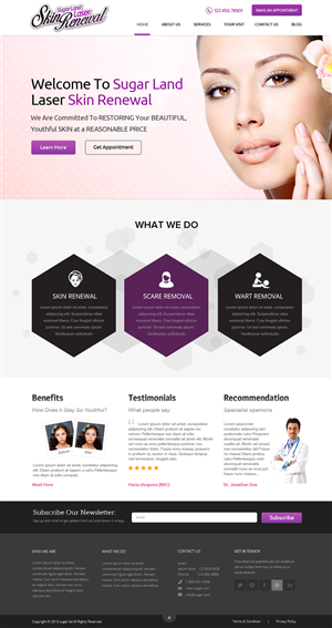 Wordpress Design by OM for Mann Dental Care, P.A. | Design: #5191931