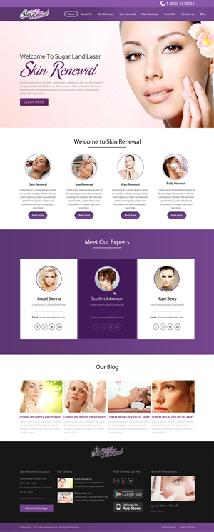 Wordpress Design by OM for Mann Dental Care, P.A. | Design: #5192089