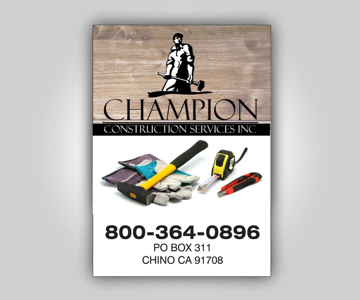 Diseño de Flyer por Rohan Alexander para Champion Inc. | Diseño #5188363